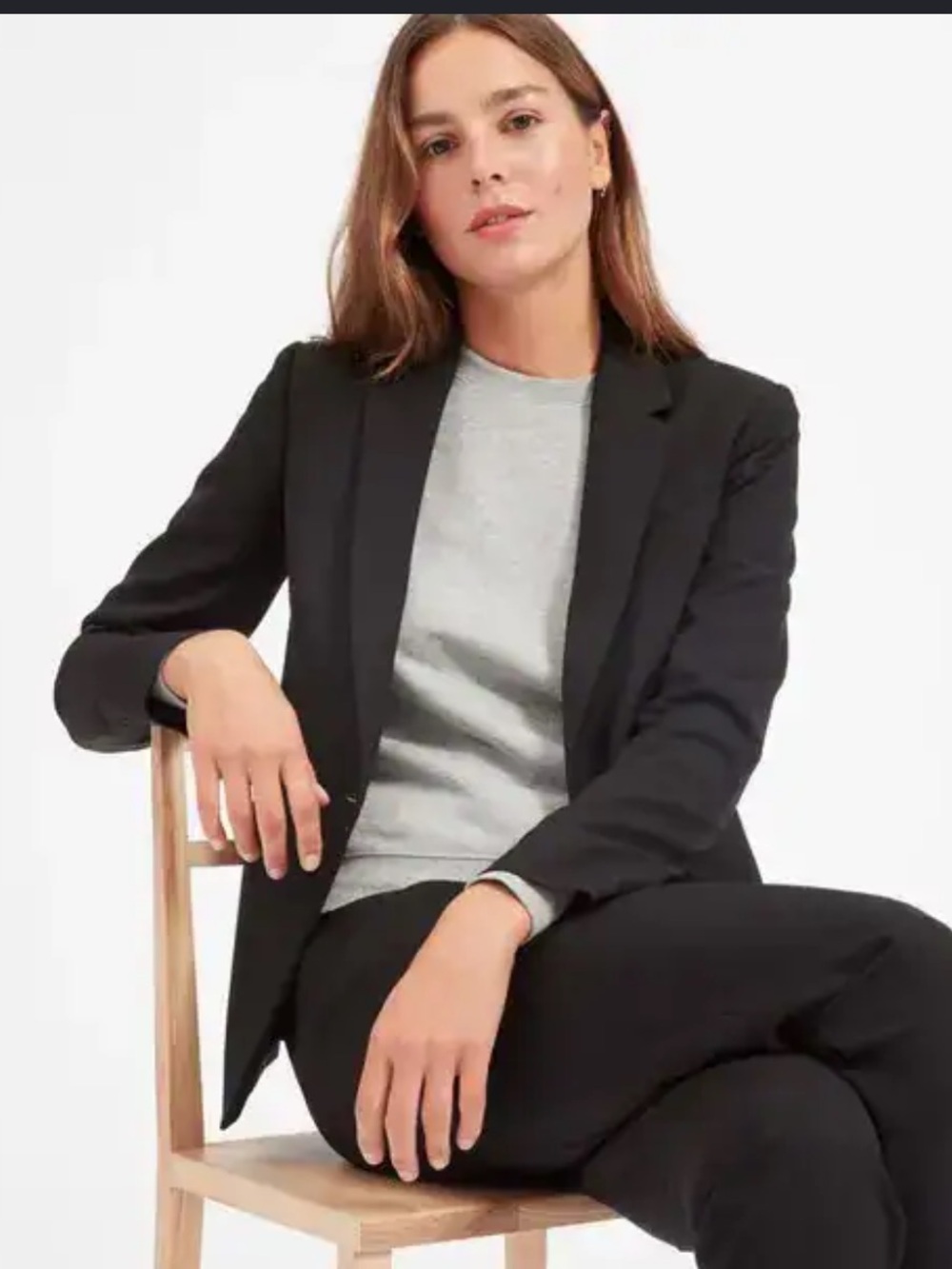 Everlane Black Tailored Blazer